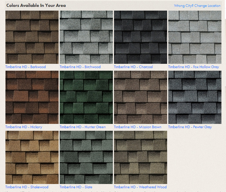 shingle colors