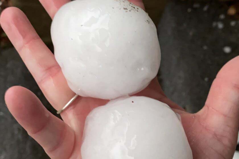 large hail